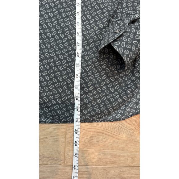 Tom Ford Paisley Print Cotton Lyocell Button Down Shirt Size 41 / 16 - Picture 11 of 14
